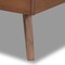 Baxton Studio Laima Mid-Century Dark Grey Fabric Upholstered and Walnut Brown Finished Wood Platform Bed-Twin 191-11526-11159-ZORO - alternate 2